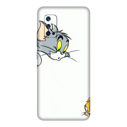 VIVO Z/V/X/T/U/S Series Phone Skins (All Models) - Cute Tom And Jerry - 3D Embossed Finish (L-220) Vivo V17