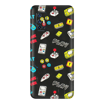 VIVO Z/V/X/T/U/S Series Phone Skins (All Models) - Gaming Doodles - 3D Embossed Finish (L-224) Vivo V17