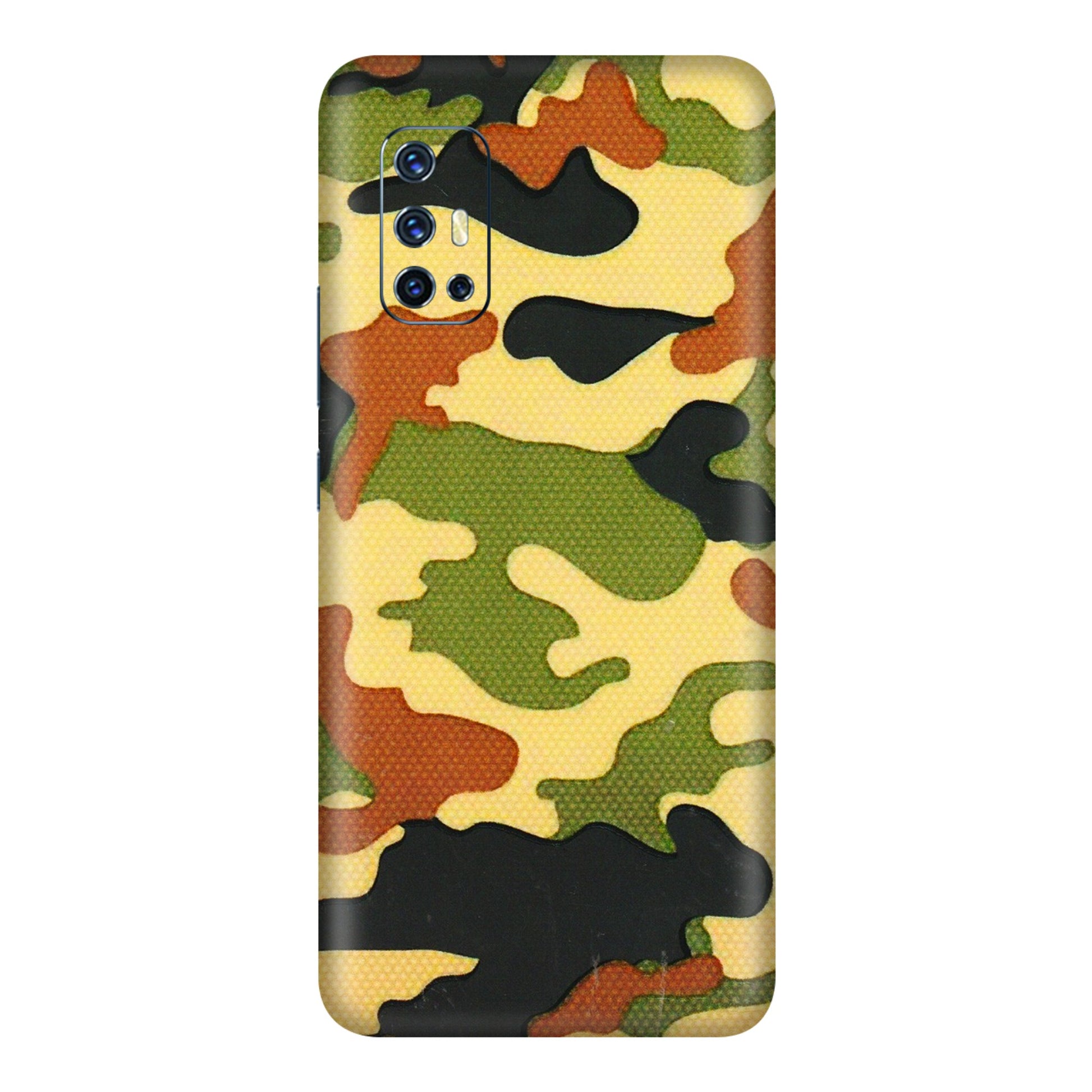 VIVO Z/V/X/T/U/S Series Phone Skins (All Models) - Indian Military - 3D Embossed Finish (L-234) Vivo V17
