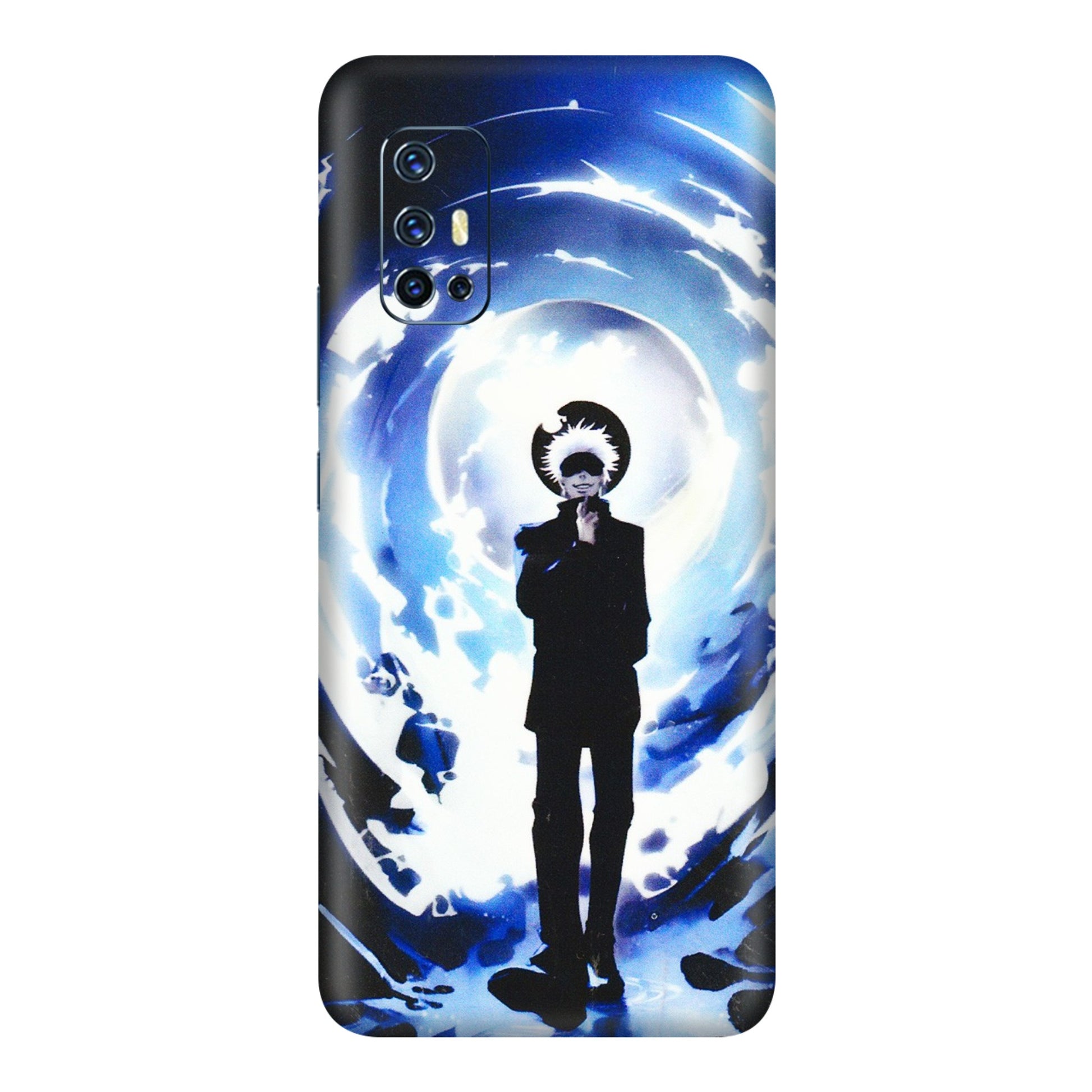 VIVO Z/V/X/T/U/S Series Phone Skins (All Models) - Satoru Gojo Dark Blue - 3D Embossed Finish (L-235) Vivo V17