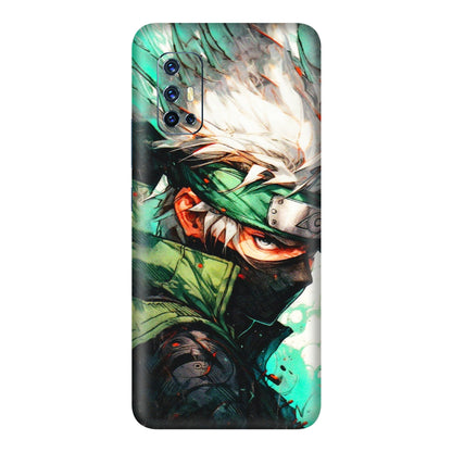VIVO Z/V/X/T/U/S Series Phone Skins (All Models) - Kakashi Side Profile - 3D Embossed Finish (L-249) Vivo V17