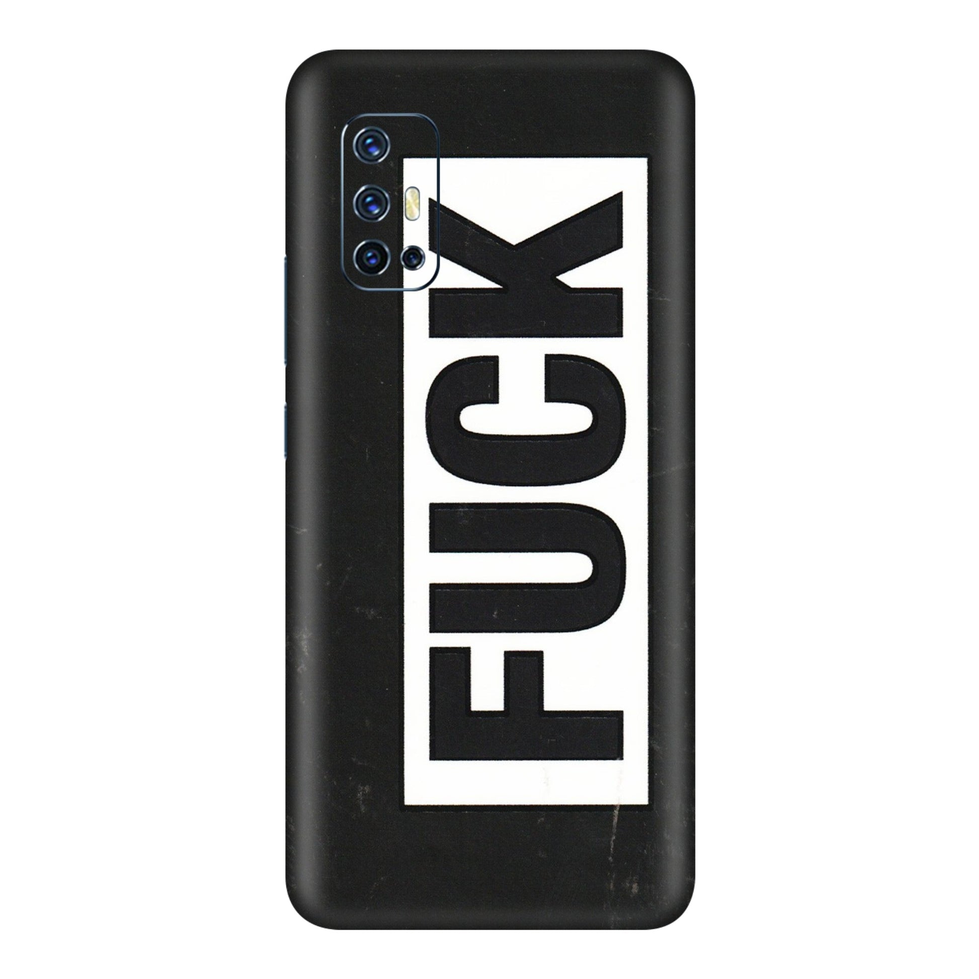 VIVO Z/V/X/T/U/S Series Phone Skins (All Models) - The F Word - 3D Embossed Finish (L-255) Vivo V17