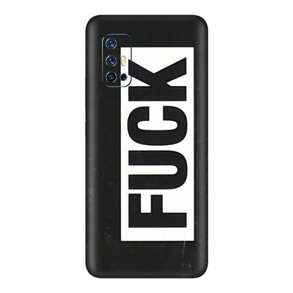 VIVO Z/V/X/T/U/S Series Phone Skins (All Models) - The F Word - 3D Embossed Finish (L-255) Vivo V17
