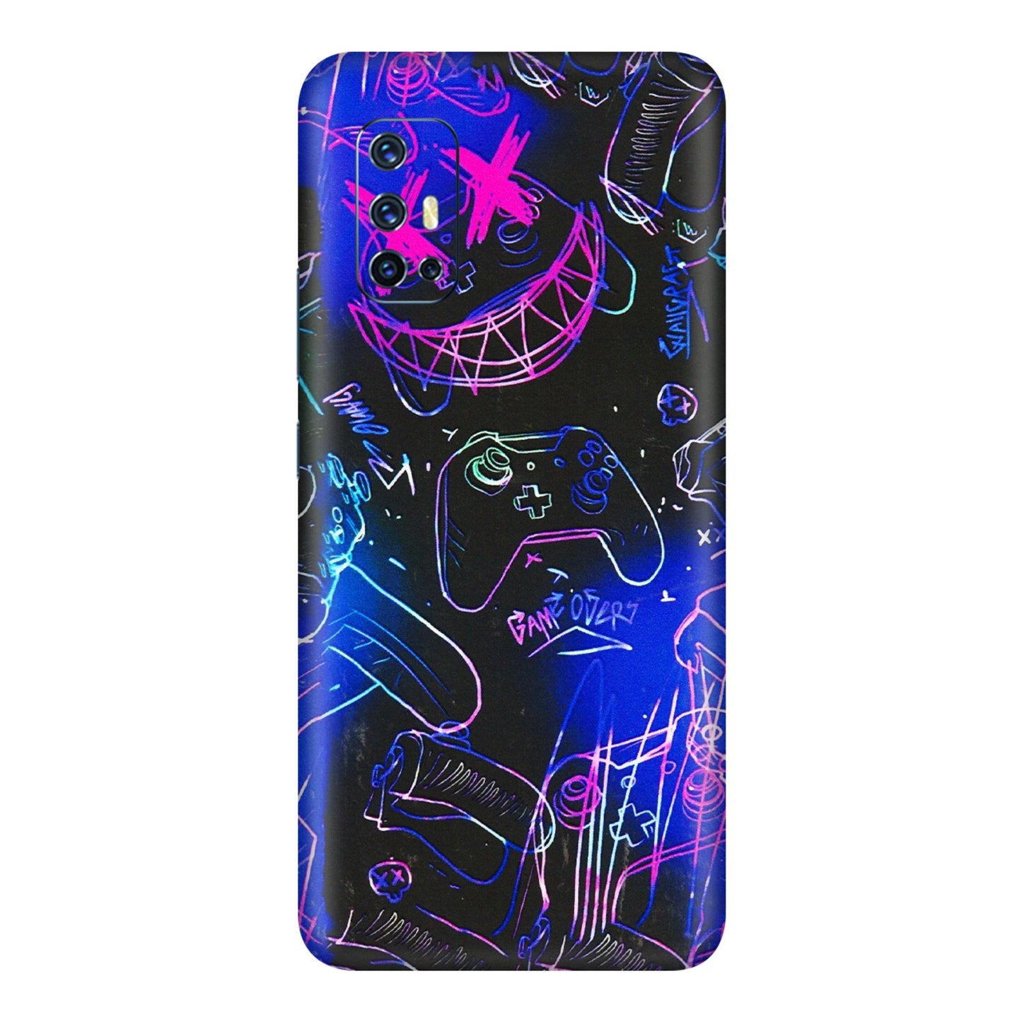 VIVO Z/V/X/T/U/S Series Phone Skins (All Models) - Gamers Paradise - 3D Embossed Finish (L-258) Vivo V17