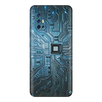 VIVO Z/V/X/T/U/S Series Phone Skins (All Models) - Original Circuit - 3D Embossed Finish (L-267) Vivo V17