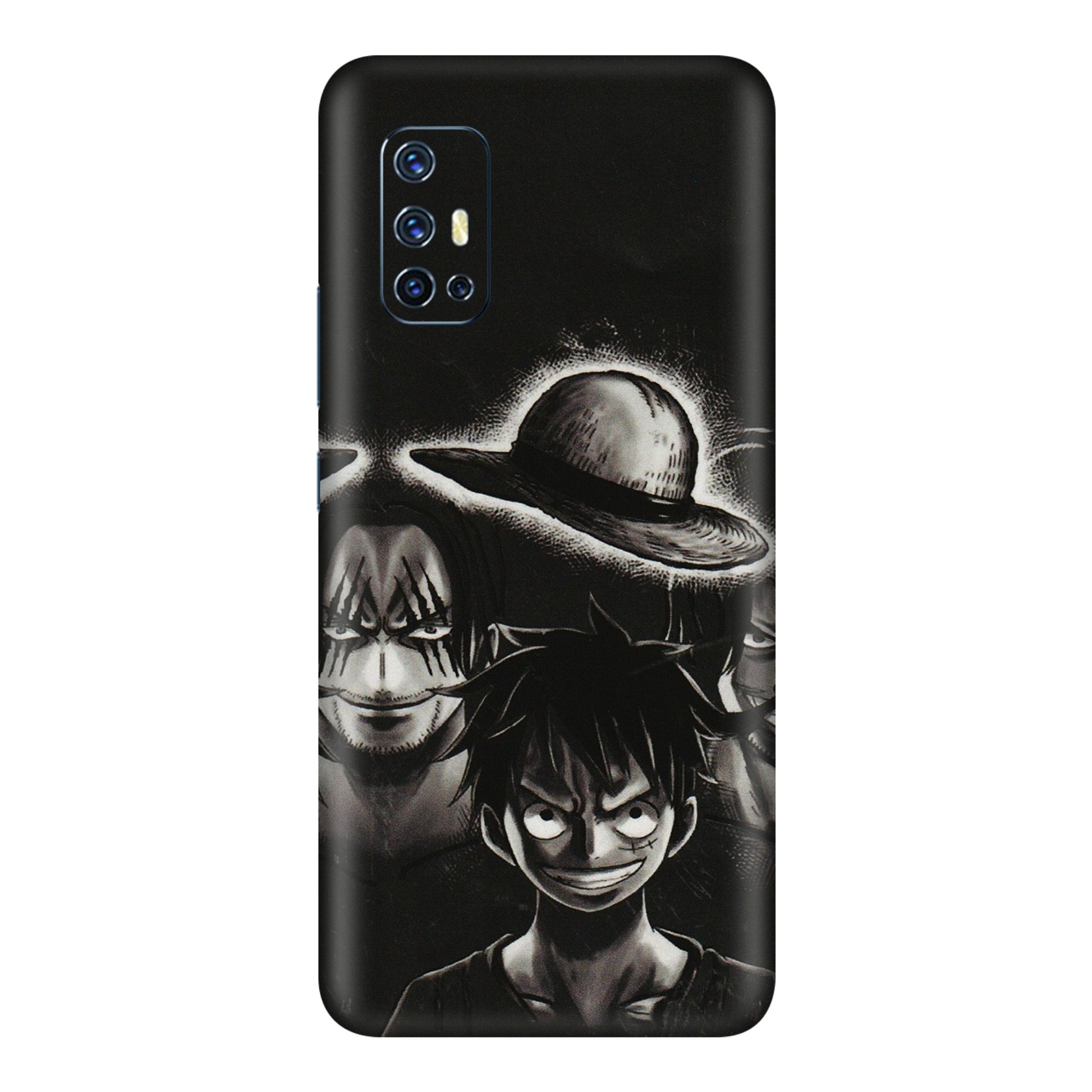 VIVO Z/V/X/T/U/S Series Phone Skins (All Models) - Black Luffy Hat - 3D Embossed Finish (L-57) Vivo V17