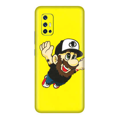VIVO Z/V/X/T/U/S Series Phone Skins (All Models) - Flying Beardo - 3D Embossed Finish (L-60) Vivo V17