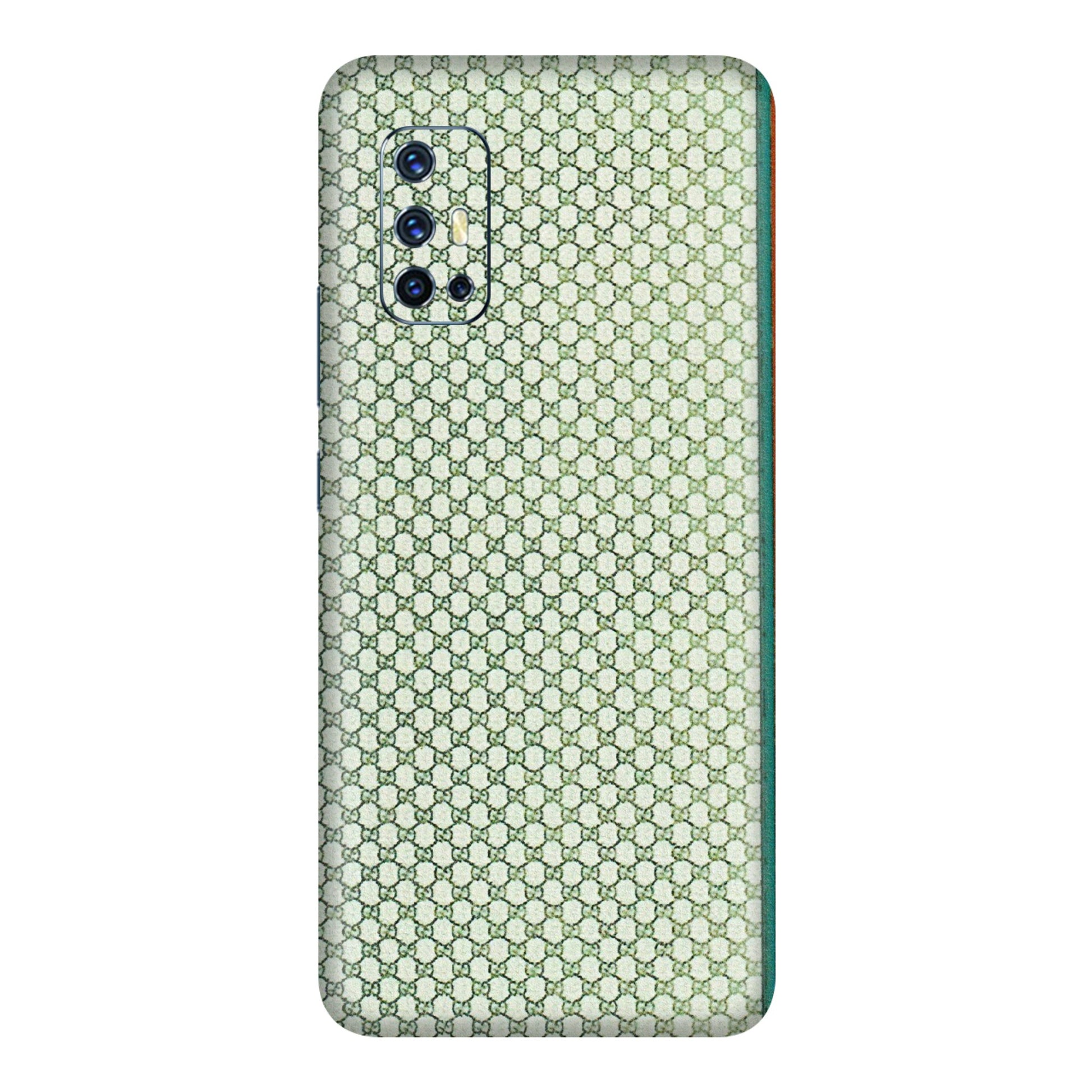 VIVO Z/V/X/T/U/S Series Phone Skins (All Models) - Gucci Fabric Pattern - 3D Embossed Finish (L-73) Vivo V17
