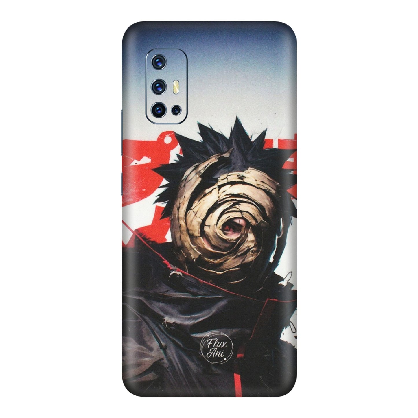 VIVO Z/V/X/T/U/S Series Phone Skins (All Models) - Obito Uchiha Cool Anime - Matte Finish (M-134) Vivo V17
