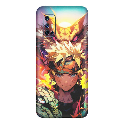 VIVO Z/V/X/T/U/S Series Phone Skins (All Models) - Angry Naruto Anime - Matte Finish (M-148) Vivo V17