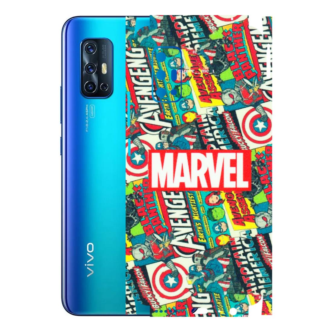 VIVO Z/V/X/T/U/S Series Phone Skins (All Models) - Marvel Comic Lover - Matte Finish (M-30) Vivo V17