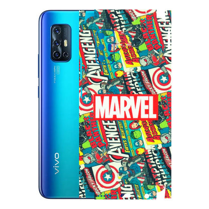 VIVO Z/V/X/T/U/S Series Phone Skins (All Models) - Marvel Comic Lover - Matte Finish (M-30) Vivo V17