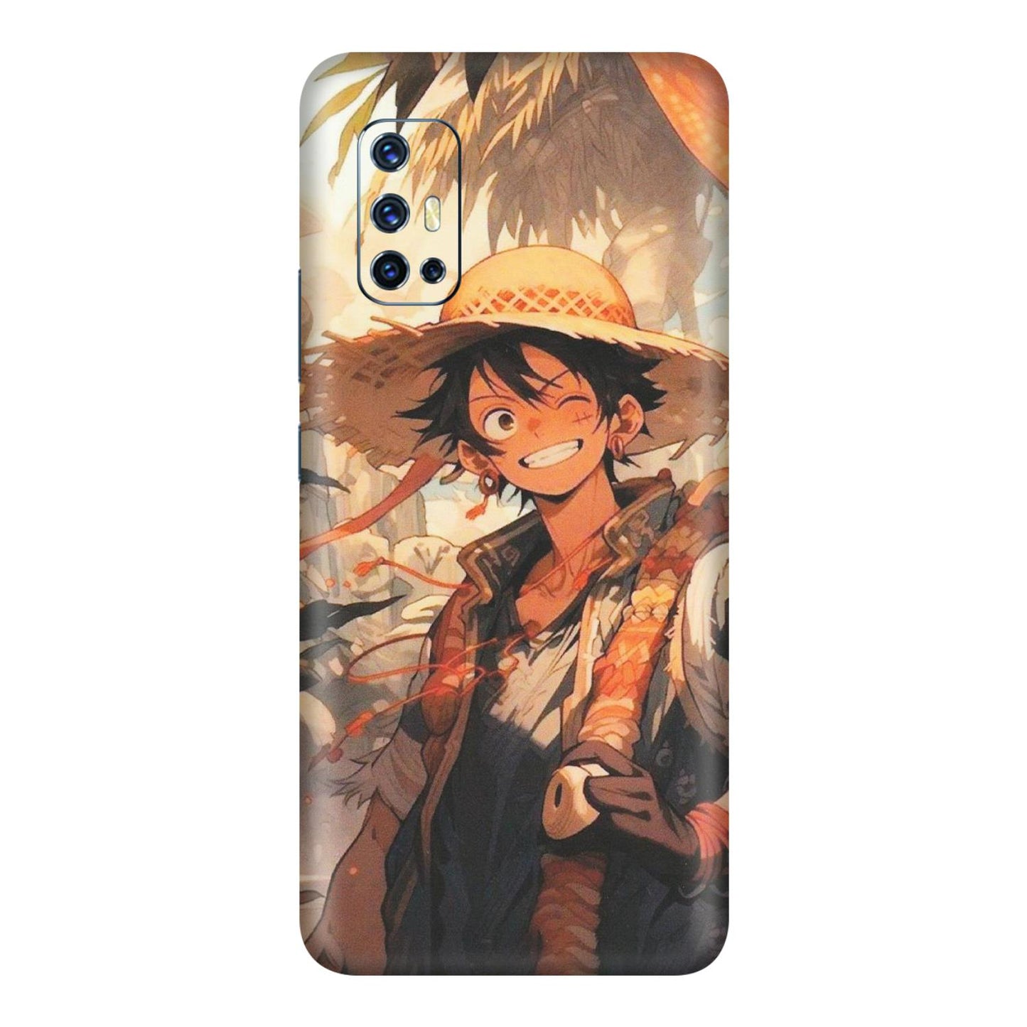 VIVO Z/V/X/T/U/S Series Phone Skins (All Models) - Anime Character Smile - Matte Finish (M-33) Vivo V17
