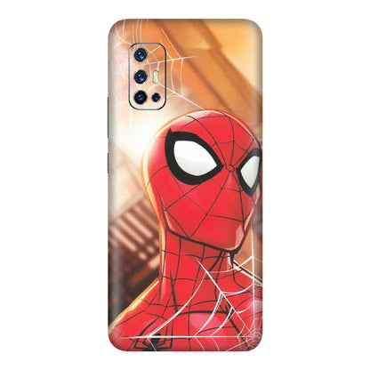 VIVO Z/V/X/T/U/S Series Phone Skins (All Models) - Spiderman Face New - Matte Finish (M-41) Vivo V17