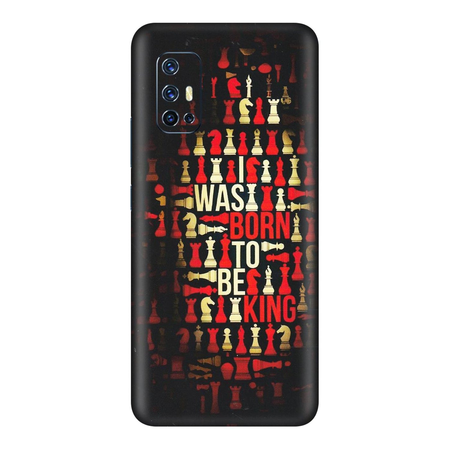 VIVO Z/V/X/T/U/S Series Phone Skins (All Models) - Born To Be King - Matte Finish (M-73) Vivo V17