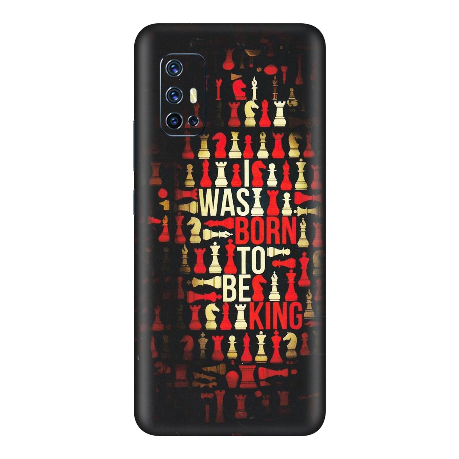 VIVO Z/V/X/T/U/S Series Phone Skins (All Models) - Born To Be King - Matte Finish (M-73) Vivo V17