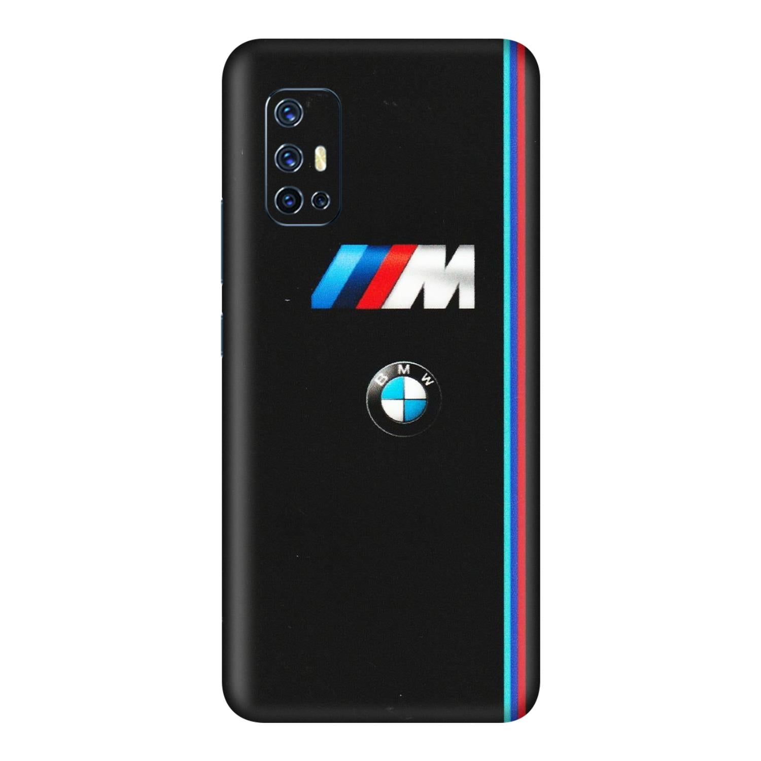 VIVO Z/V/X/T/U/S Series Phone Skins (All Models) - Styling With Black BMW - Matte Finish (M-74) Vivo V17