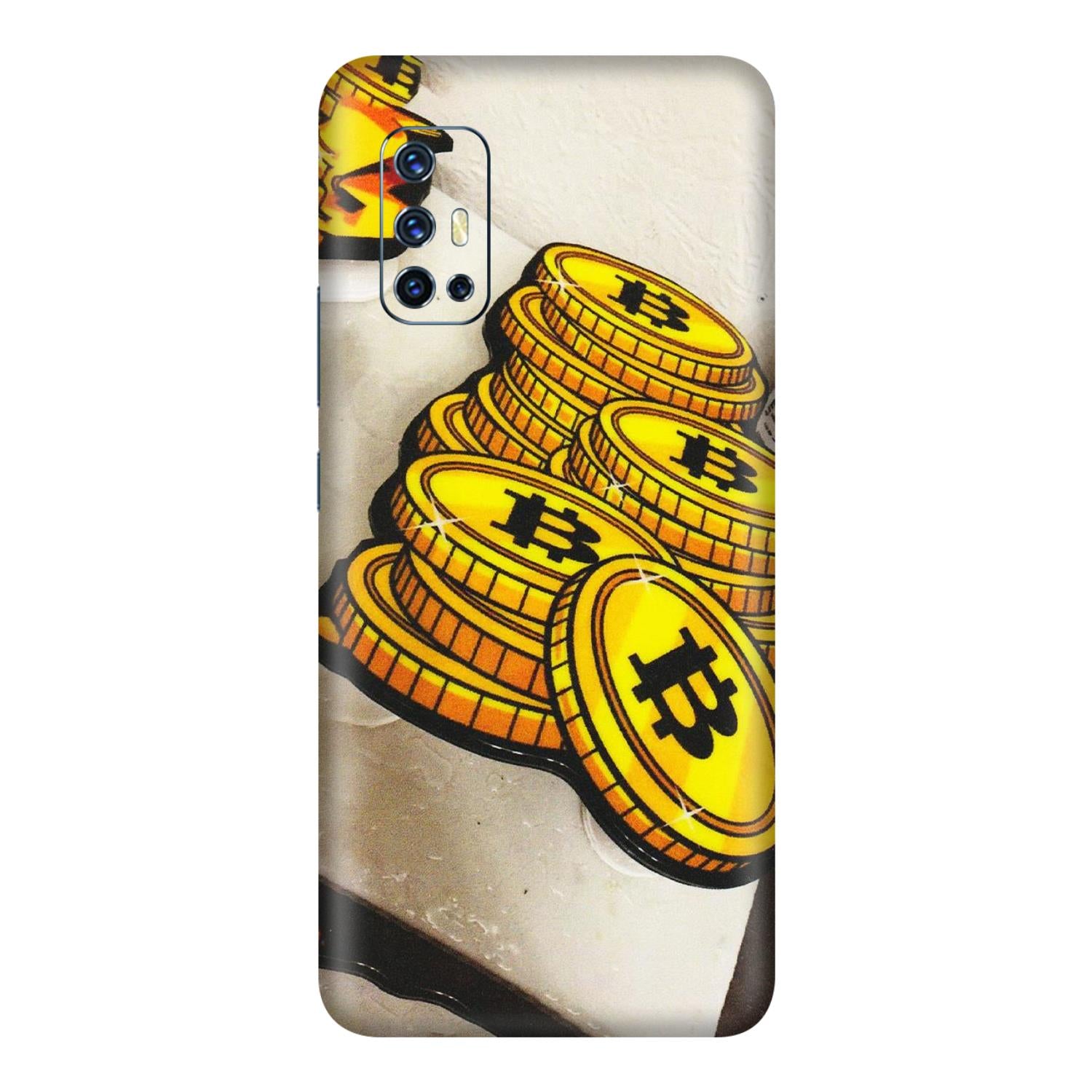 VIVO Z/V/X/T/U/S Series Phone Skins (All Models) - Billionaire Bitcoin Collection - Matte Finish (M-92) Vivo V17