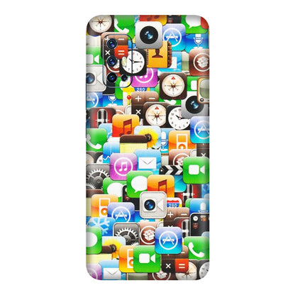 VIVO Z/V/X/T/U/S Series Phone Skins (All Models) - All Apple Icons - Matte Finish (M-93) Vivo V17