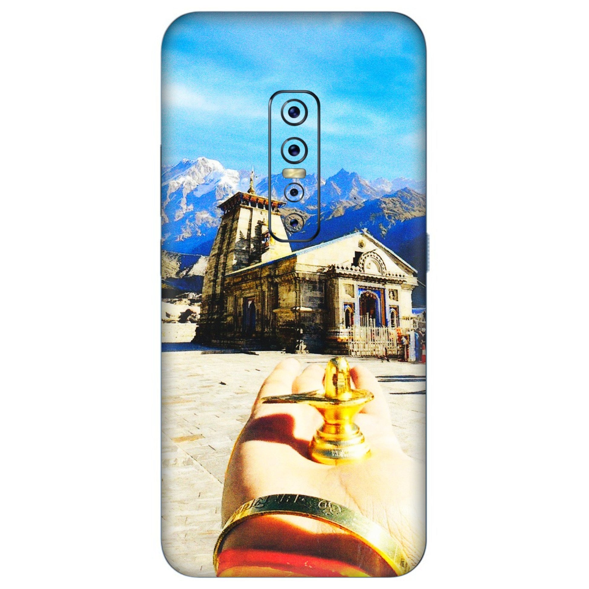 VIVO Z/V/X/T/U/S Series Phone Skins (All Models) - Beauty of Kedarnath - 3D Embossed Finish (L-108) Vivo V17 Pro