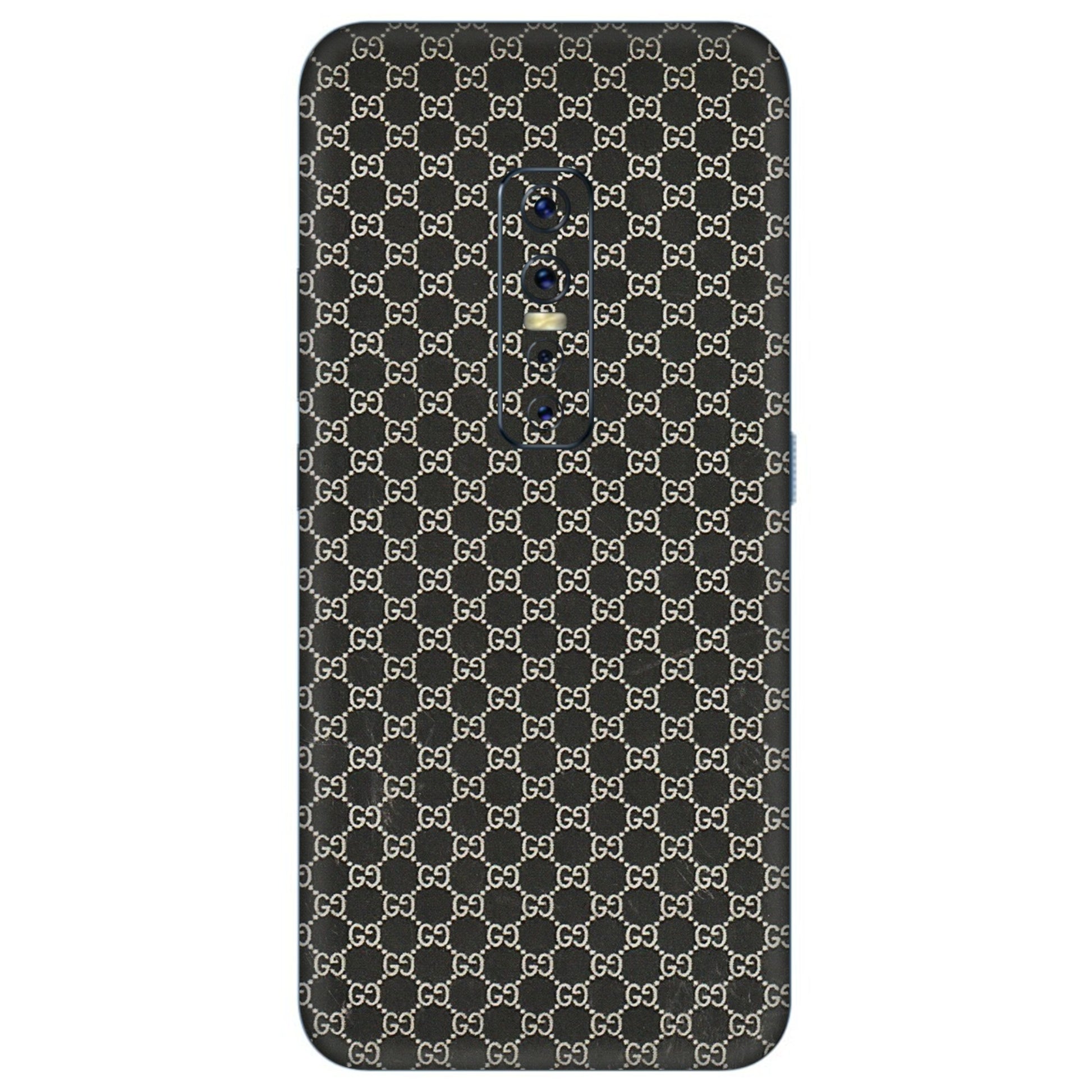 VIVO Z/V/X/T/U/S Series Phone Skins (All Models) - Black G Print - 3D Embossed Finish (L-109) Vivo V17 Pro