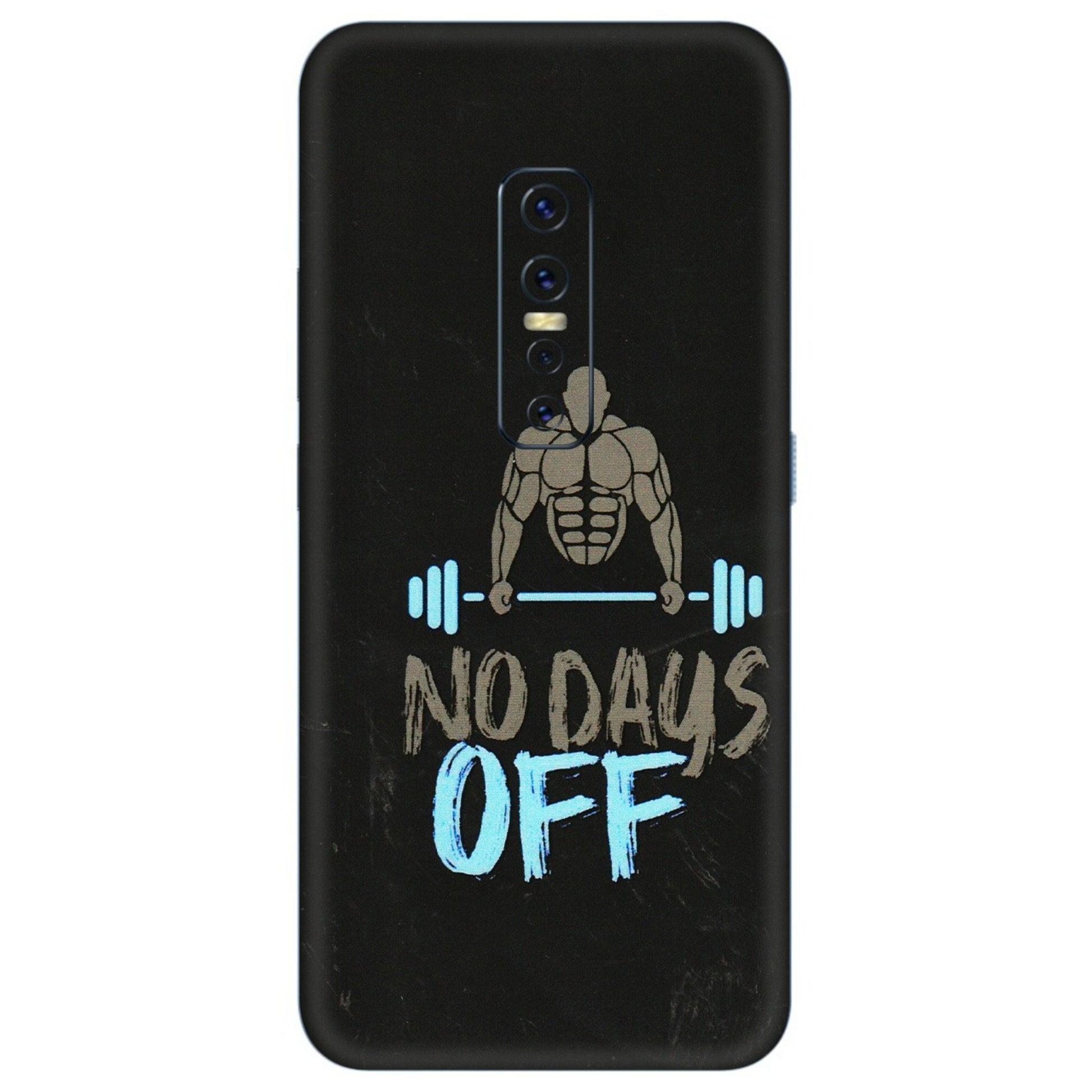 VIVO Z/V/X/T/U/S Series Phone Skins (All Models) - Gym Lover - 3D Embossed Finish (L-127) Vivo V17 Pro