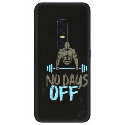 VIVO Z/V/X/T/U/S Series Phone Skins (All Models) - Gym Lover - 3D Embossed Finish (L-127) Vivo V17 Pro
