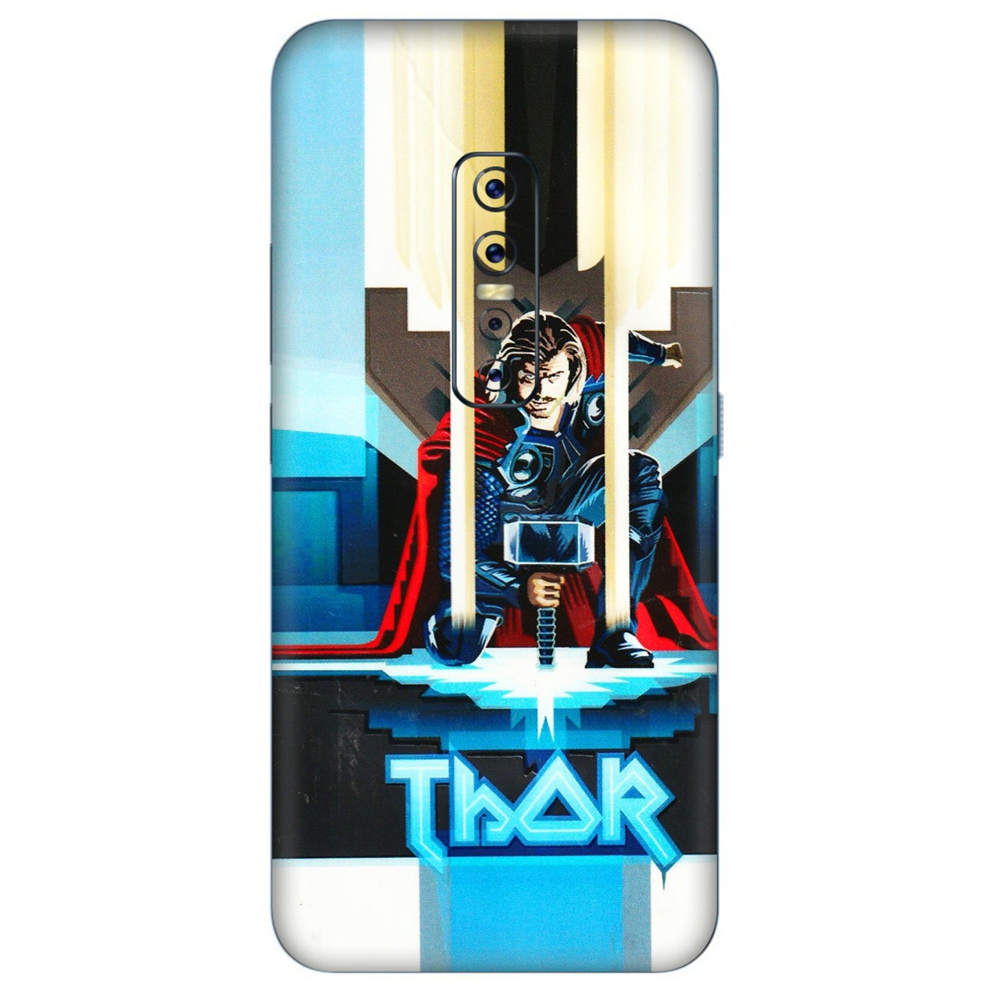 VIVO Z/V/X/T/U/S Series Phone Skins (All Models) - Thor - 3D Embossed Finish (L-137) Vivo V17 Pro