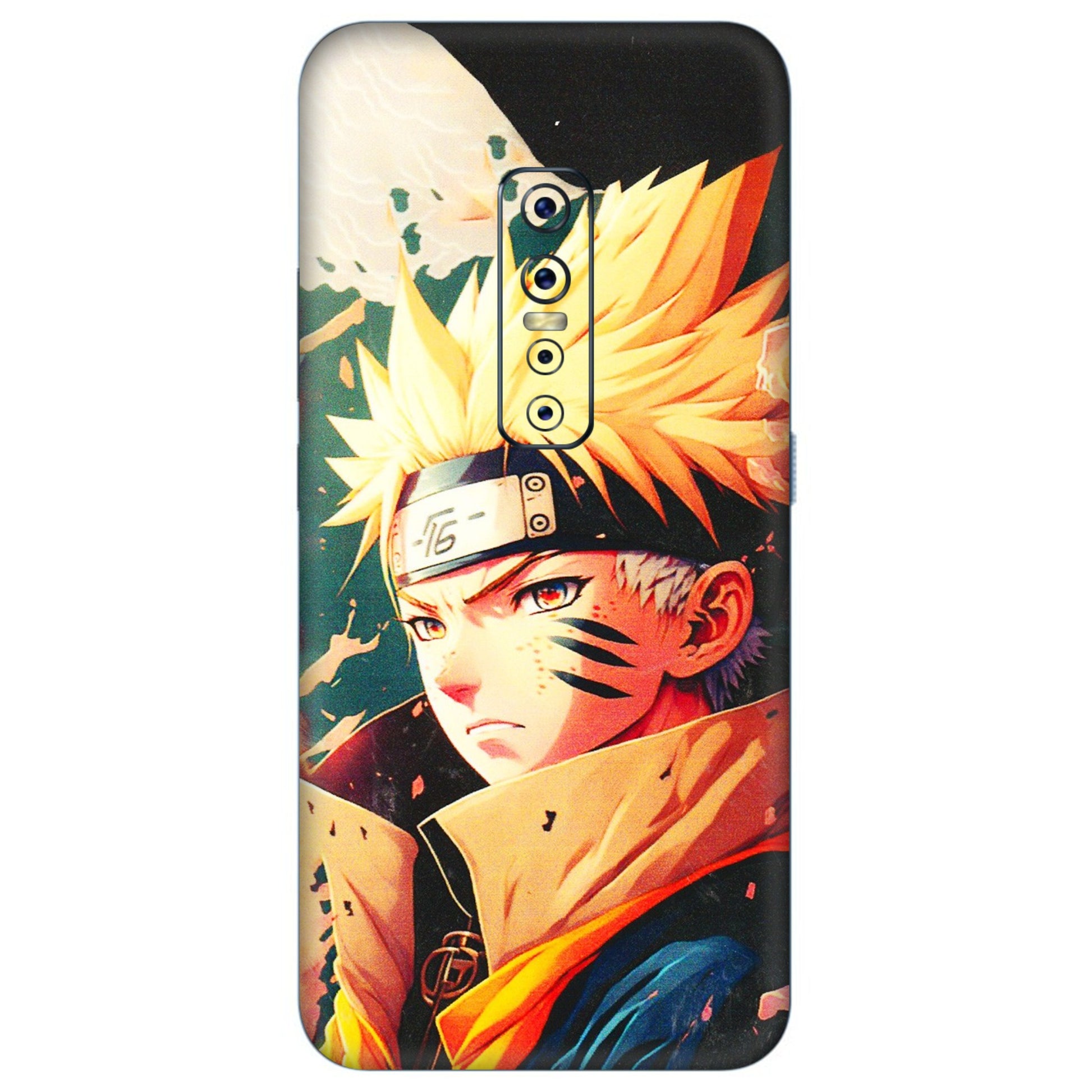 VIVO Z/V/X/T/U/S Series Phone Skins (All Models) - New Naruto - 3D Embossed Finish (L-148) Vivo V17 Pro