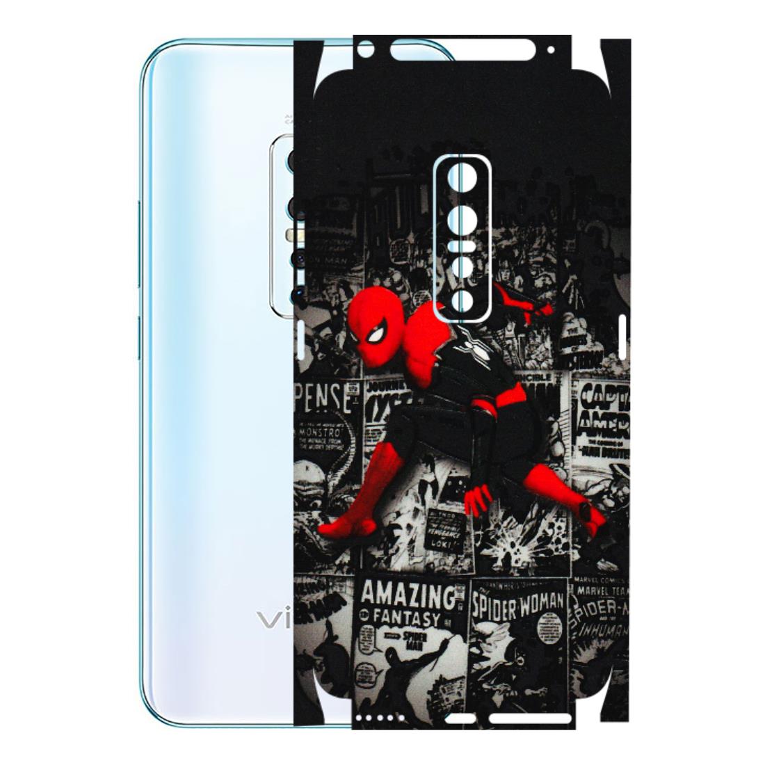 VIVO Z/V/X/T/U/S Series Phone Skins (All Models) - SpiderMan New - 3D Embossed Finish (L-162) Vivo V17 Pro