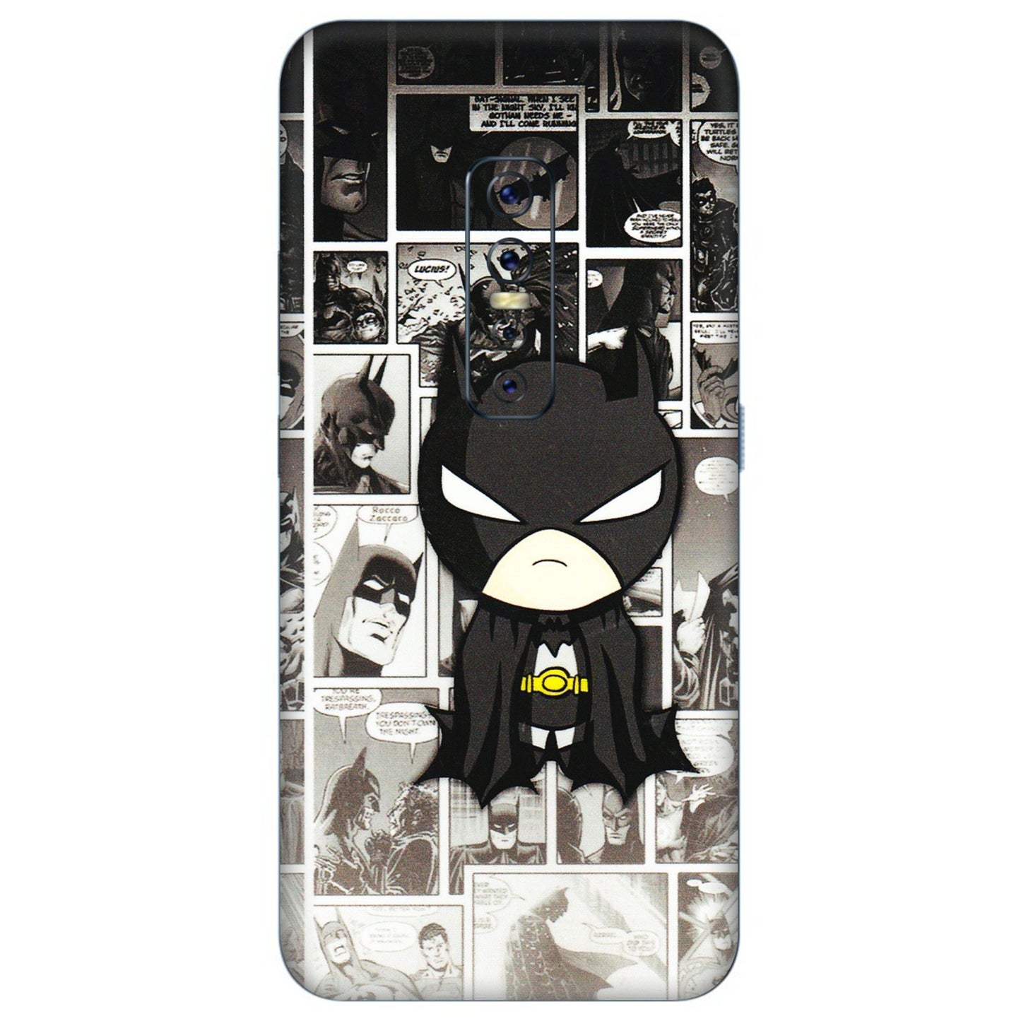 VIVO Z/V/X/T/U/S Series Phone Skins (All Models) - Toon Batman - 3D Embossed Finish (L-182) Vivo V17 Pro