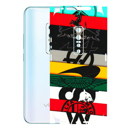 VIVO Z/V/X/T/U/S Series Phone Skins (All Models) - Multi Designer Brands - 3D Embossed Finish (L-187) Vivo V17 Pro
