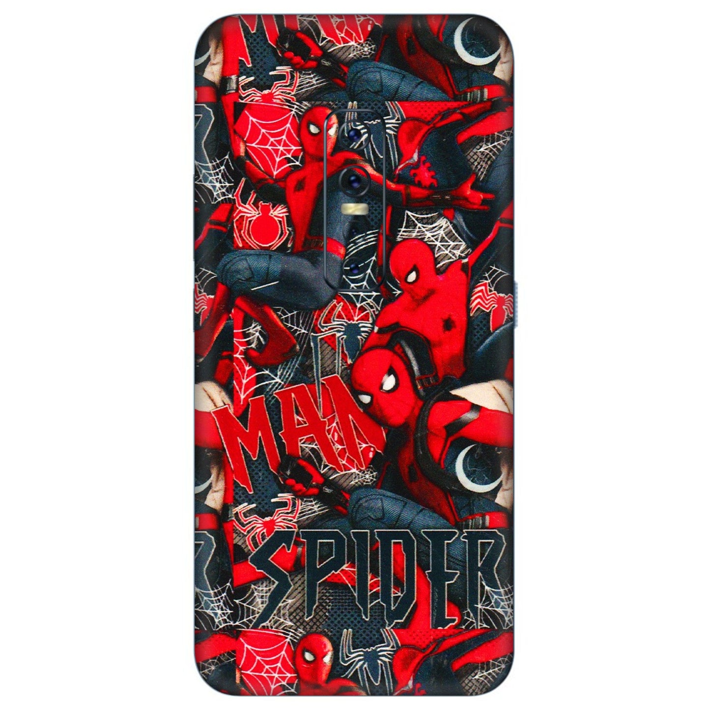 VIVO Z/V/X/T/U/S Series Phone Skins (All Models) - SpiderMan Cool - 3D Embossed Finish (L-188) Vivo V17 Pro