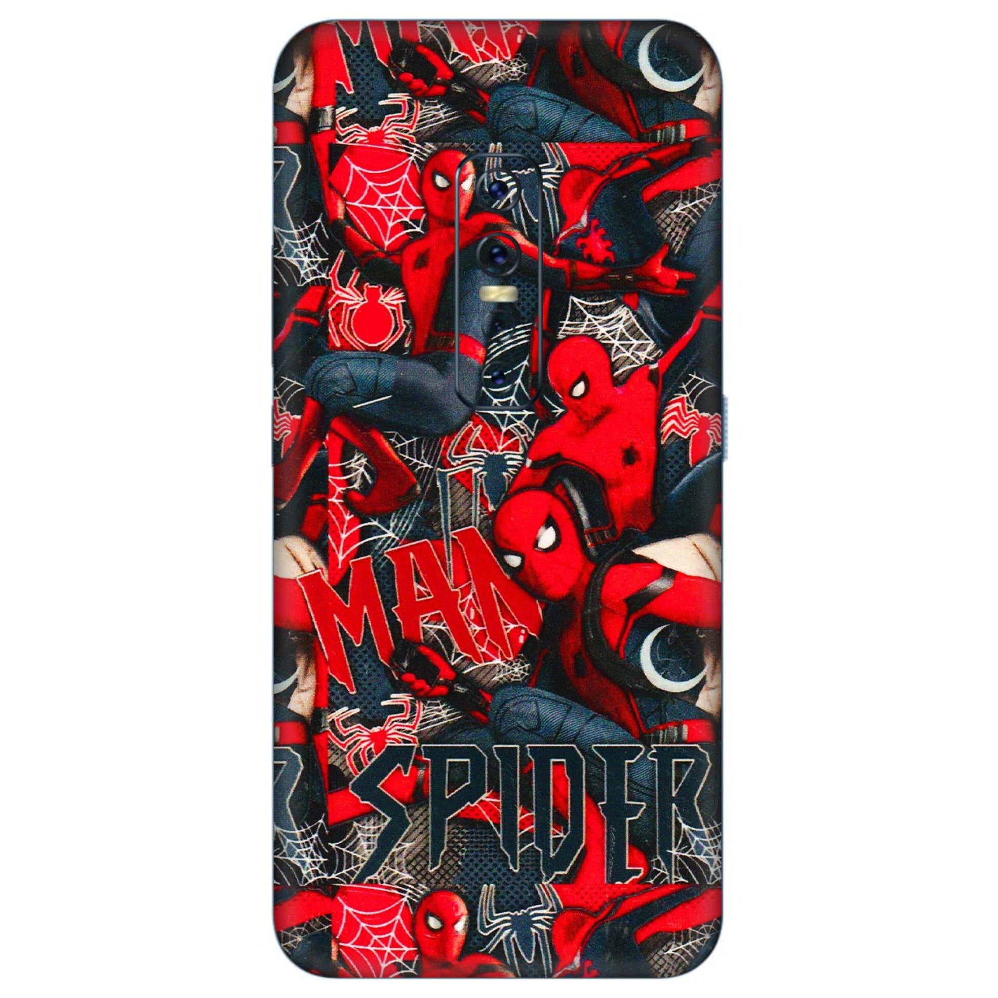 VIVO Z/V/X/T/U/S Series Phone Skins (All Models) - SpiderMan Cool - 3D Embossed Finish (L-188) Vivo V17 Pro