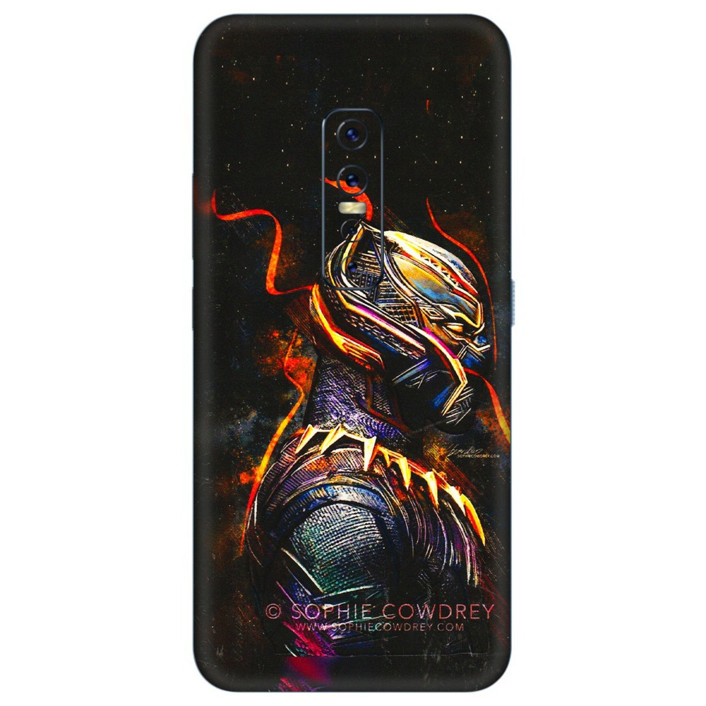 VIVO Z/V/X/T/U/S Series Phone Skins (All Models) - Black Panther - 3D Embossed Finish (L-190) Vivo V17 Pro