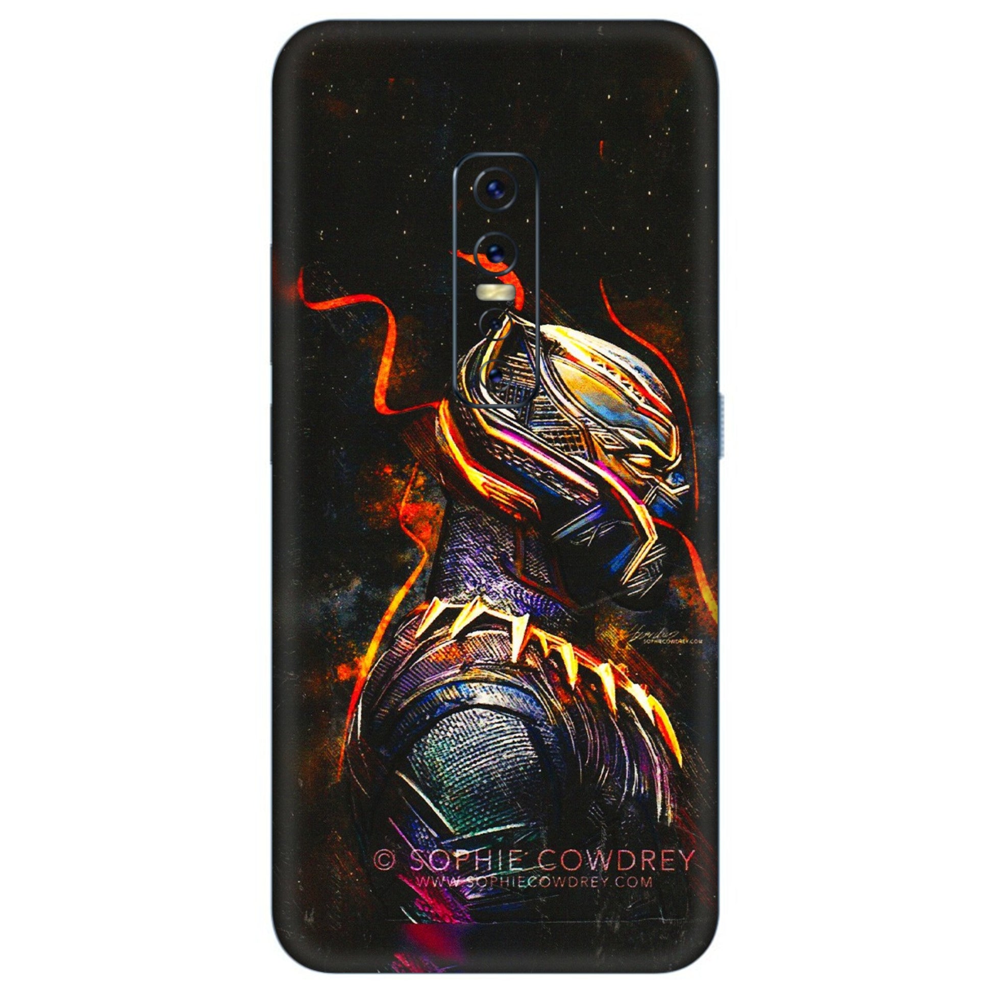 VIVO Z/V/X/T/U/S Series Phone Skins (All Models) - Black Panther - 3D Embossed Finish (L-190) Vivo V17 Pro