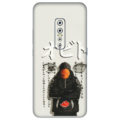 VIVO Z/V/X/T/U/S Series Phone Skins (All Models) - Obito Anime Eye - 3D Embossed Finish (L-19) Vivo V17 Pro