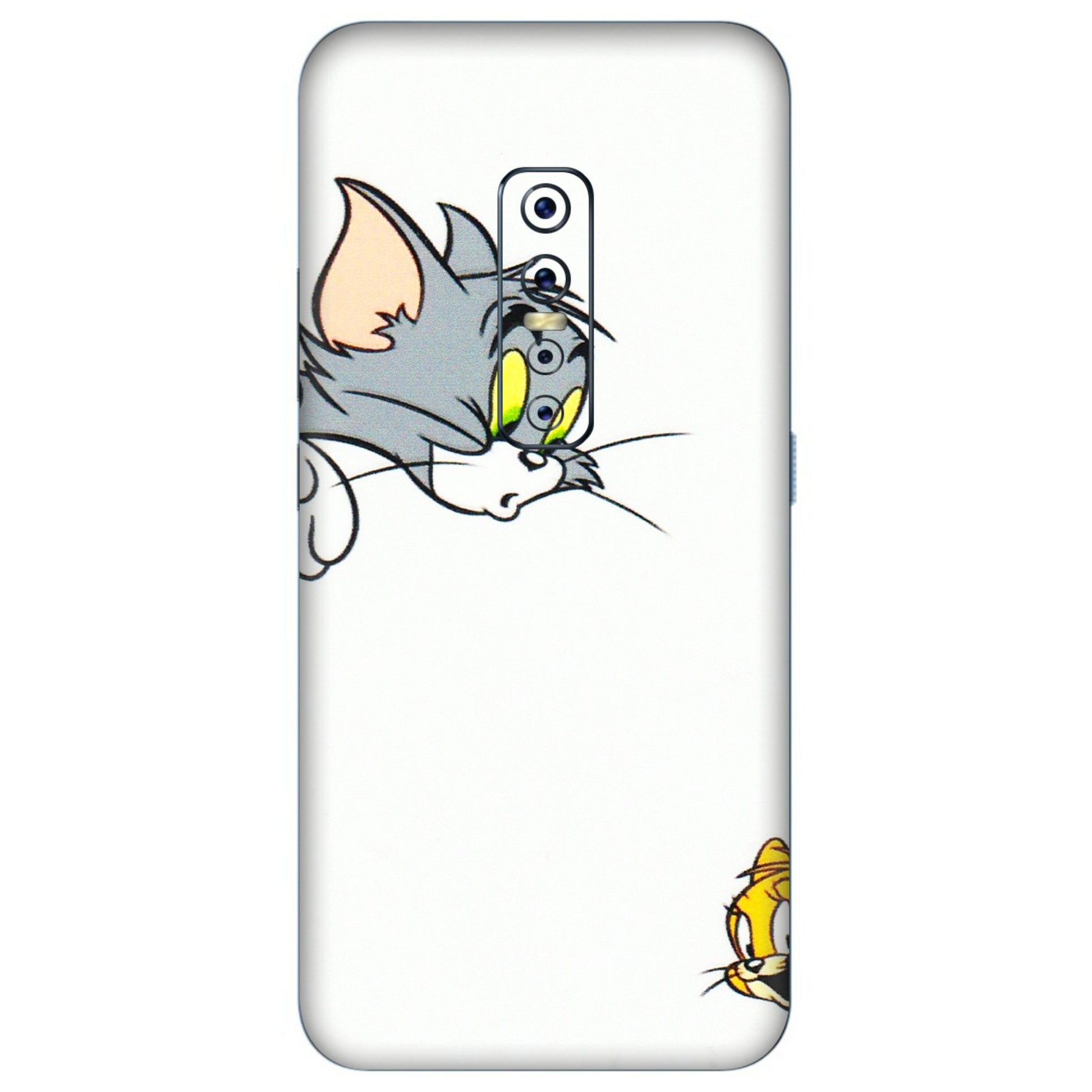 VIVO Z/V/X/T/U/S Series Phone Skins (All Models) - Cute Tom And Jerry - 3D Embossed Finish (L-220) Vivo V17 Pro