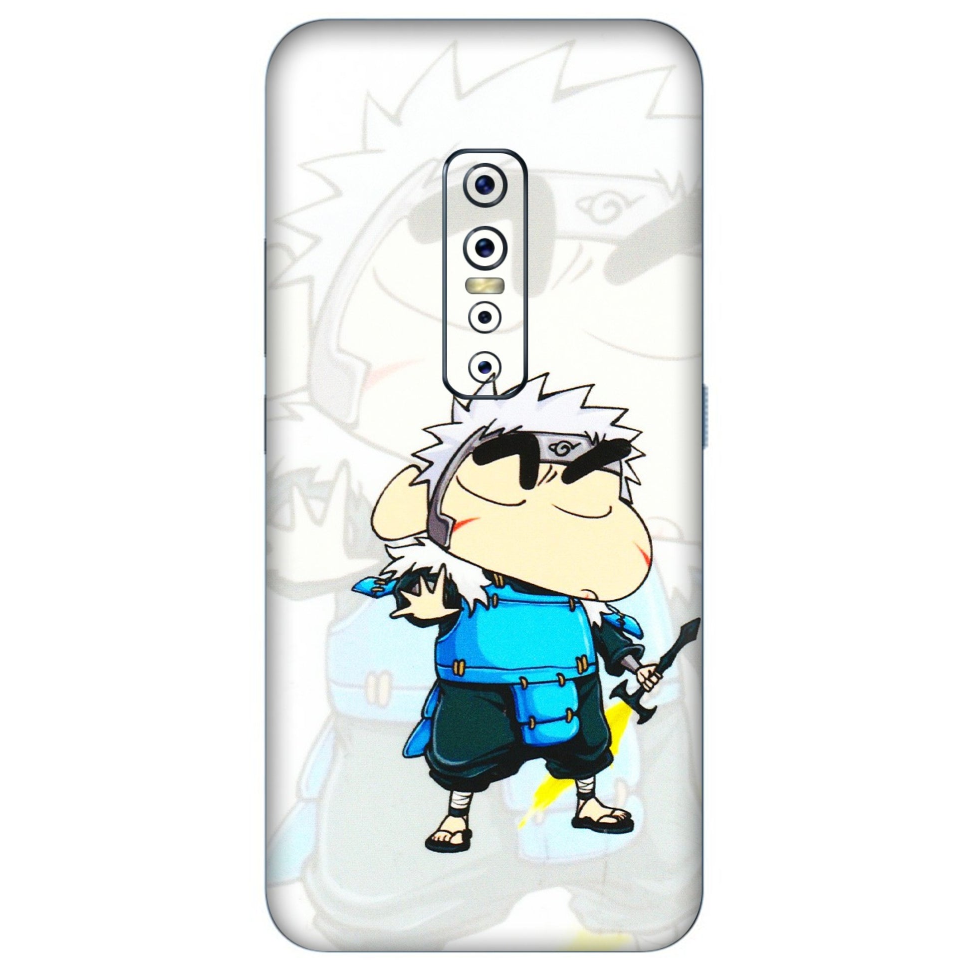 VIVO Z/V/X/T/U/S Series Phone Skins (All Models) - Angry Young Shinchan - 3D Embossed Finish (L-226) Vivo V17 Pro