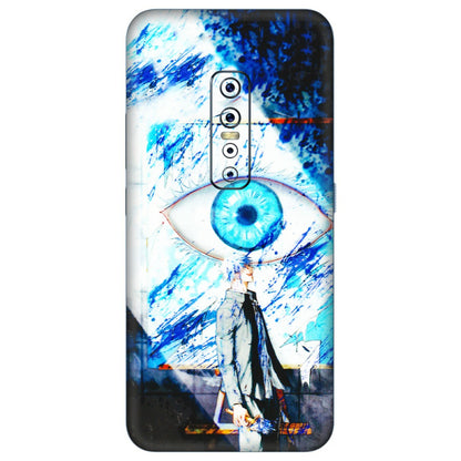 VIVO Z/V/X/T/U/S Series Phone Skins (All Models) - Gojo Satoru evil eye - 3D Embossed Finish (L-239) Vivo V17 Pro
