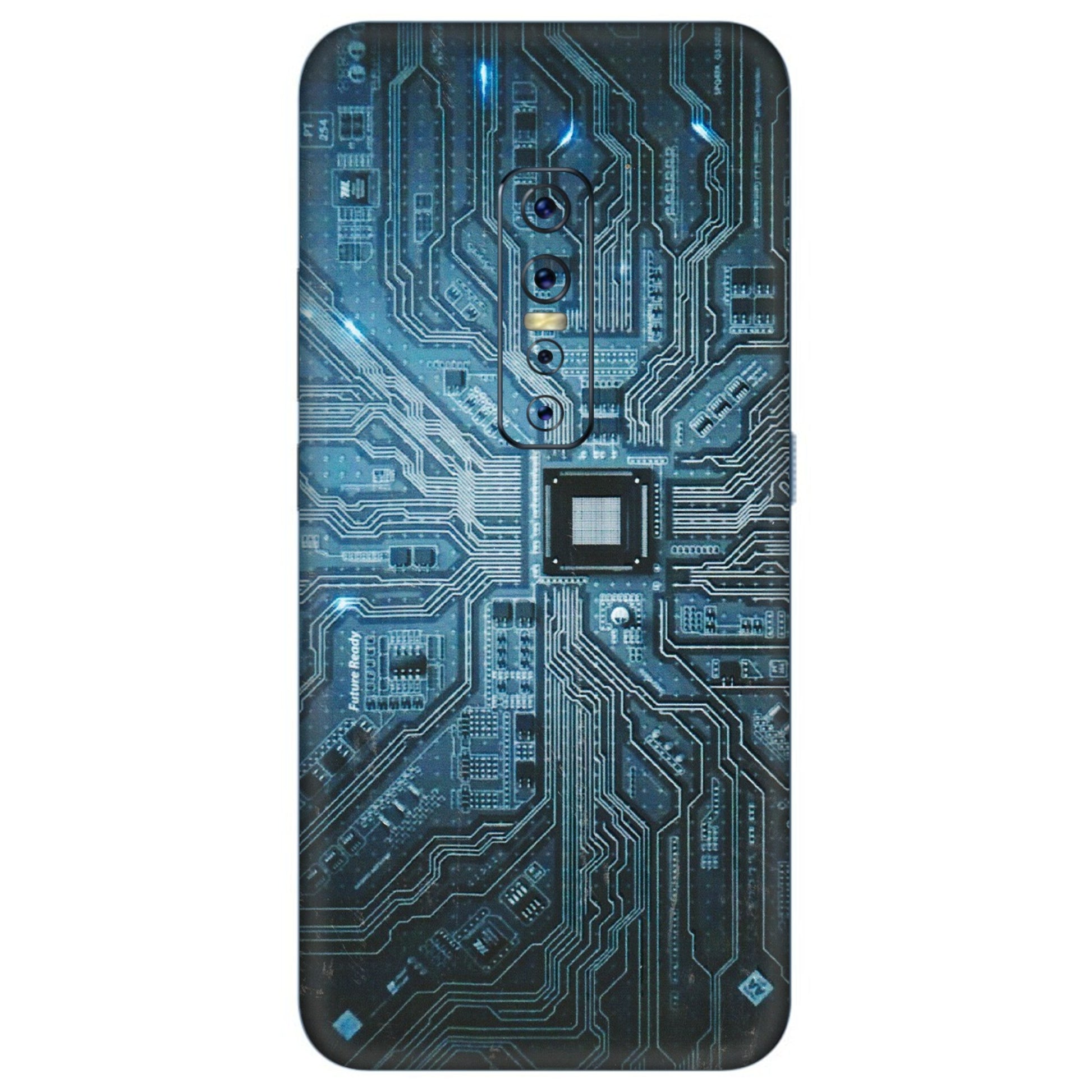 VIVO Z/V/X/T/U/S Series Phone Skins (All Models) - Original Circuit - 3D Embossed Finish (L-267) Vivo V17 Pro