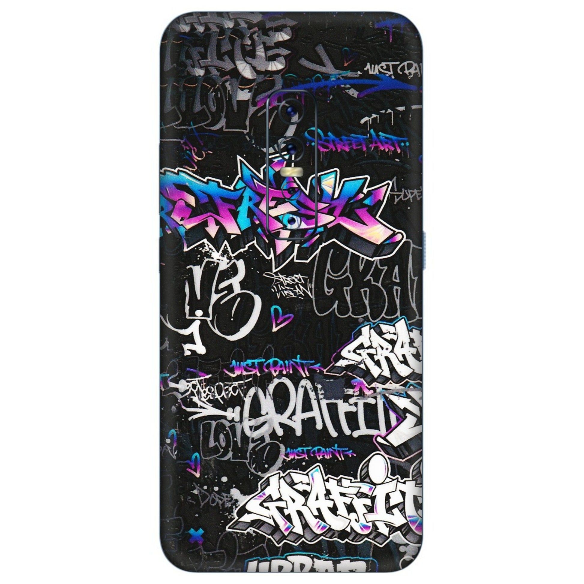 VIVO Z/V/X/T/U/S Series Phone Skins (All Models) - Graffiti Killer - 3D Embossed Finish (L-274) Vivo V17 Pro