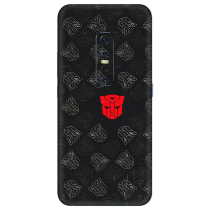 VIVO Z/V/X/T/U/S Series Phone Skins (All Models) - Transformers Devastation - 3D Embossed Finish (L-301) Vivo V17 Pro