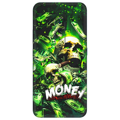 VIVO Z/V/X/T/U/S Series Phone Skins (All Models) - Skull Money - 3D Embossed Finish (L-303) Vivo V17 Pro