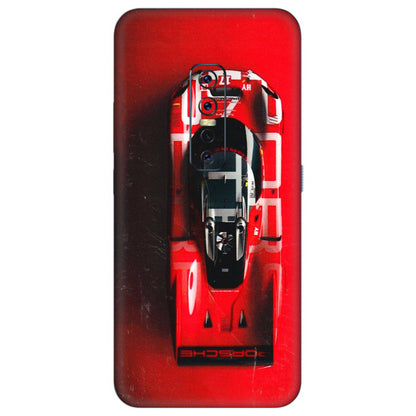 VIVO Z/V/X/T/U/S Series Phone Skins (All Models) - Red Porsche Car Logo - 3D Embossed Finish (L-315) Vivo V17 Pro