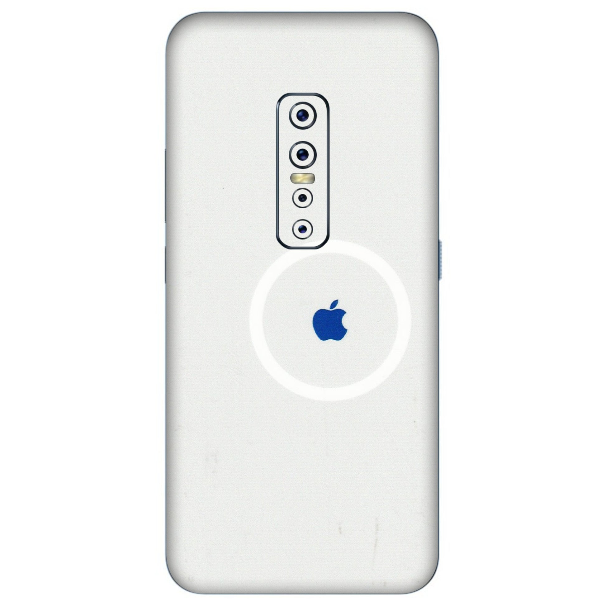 VIVO Z/V/X/T/U/S Series Phone Skins (All Models) - iPhone Magsafe Logo - 3D Embossed Finish (L-320) Vivo V17 Pro