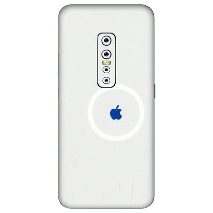 VIVO Z/V/X/T/U/S Series Phone Skins (All Models) - iPhone Magsafe Logo - 3D Embossed Finish (L-320) Vivo V17 Pro