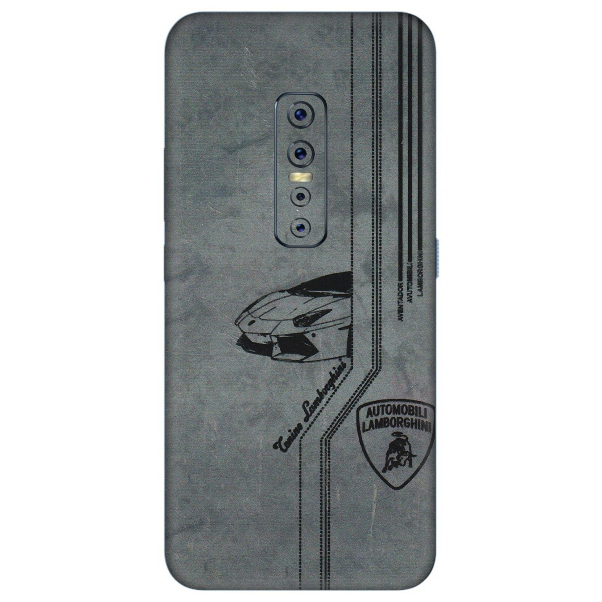 VIVO Z/V/X/T/U/S Series Phone Skins (All Models) - New Lamborgini Aventador - 3D Embossed Finish (L-321) Vivo V17 Pro