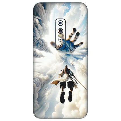 VIVO Z/V/X/T/U/S Series Phone Skins (All Models) - Big Hand With Monkey King - 3D Embossed Finish (L-323) Vivo V17 Pro