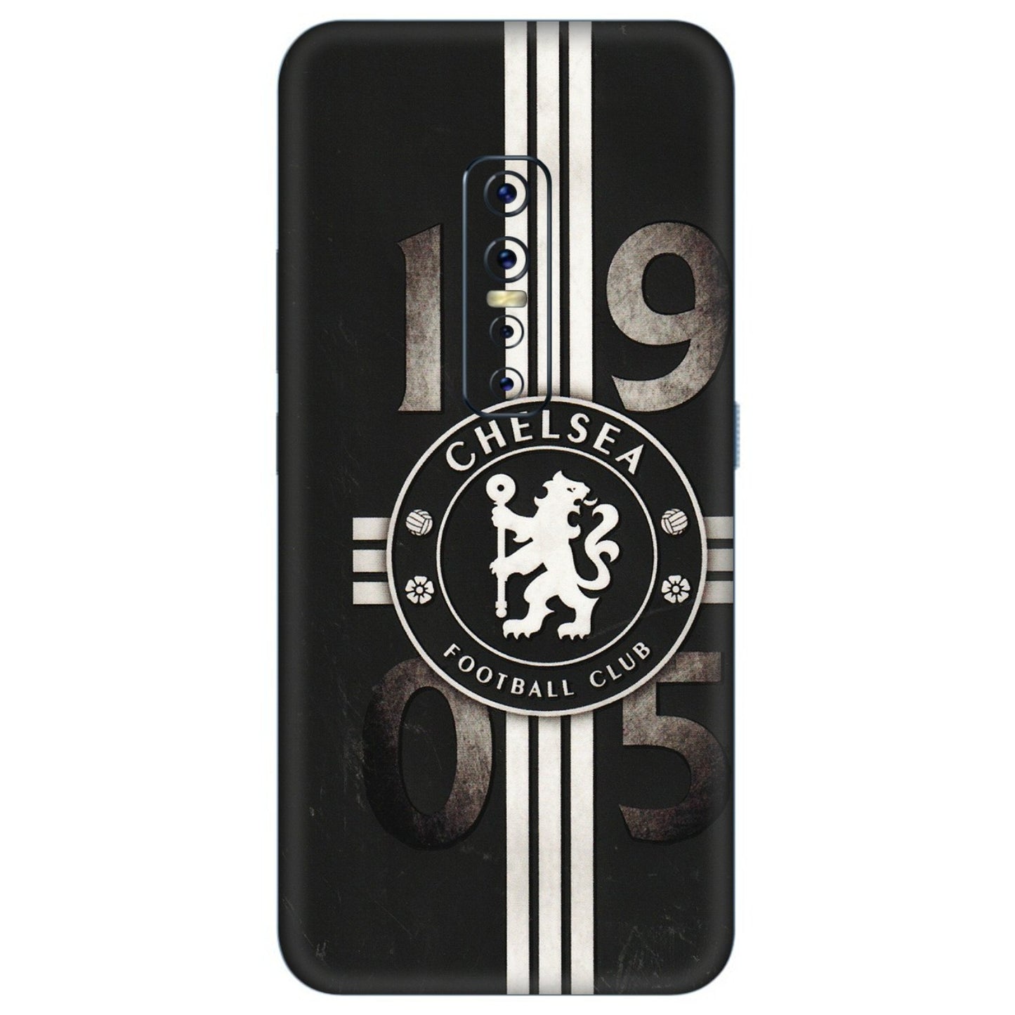 VIVO Z/V/X/T/U/S Series Phone Skins (All Models) - Chelsea Fan Club - 3D Embossed Finish (L-36) Vivo V17 Pro